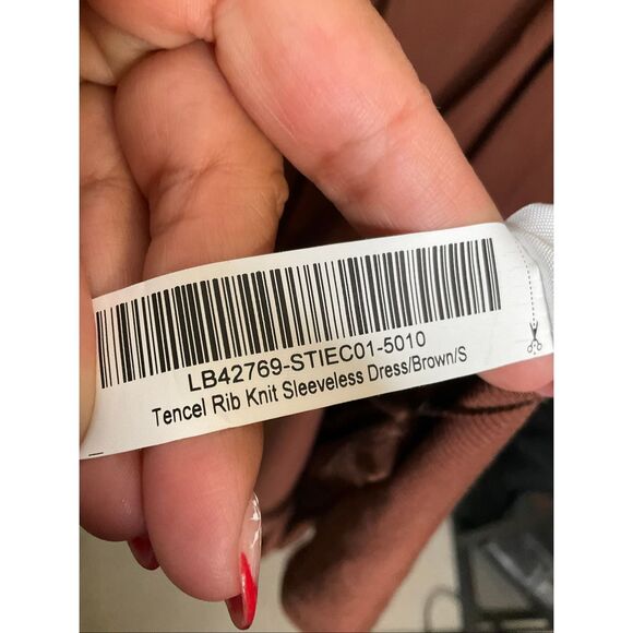 Quince Tencel Rib Knit Sleeveless Dress - Picture 8 of 8